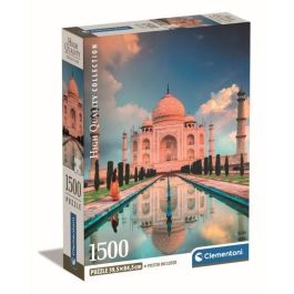 Clementoni - 1500p Taj Mahal - 59,2 x 84,3 cm - Con póster