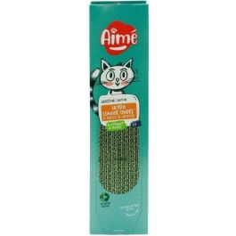 Rascador de cartón - AIMÉ - Para gatos, rascador de doble cara, súper resistente y duradero, aroma a hierba gatera Precio: 18.94999997. SKU: B18LAE6JY2