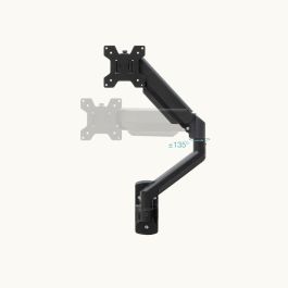 TooQ LP1334TNR-B Soporte para Monitor de Escritorio 13"-34" (hasta 10kg) Pinza/Atornillado con Resorte de Gas Blanco