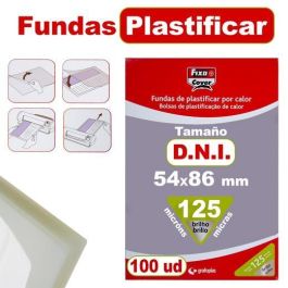 Fixo Fundas De Plastificar Dni Fixocover 125 Micras 54x86 mm Brillo Pack 100 Ud Precio: 1.49999949. SKU: B1AG2H6CED