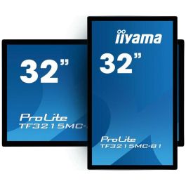iiyama ProLite TF3215MC-B2 pantalla para PC 80 cm (31.5") 1920 x 1080 Pixeles Full HD LED Pantalla táctil Quiosco Negro iiyama ProLite TF3215MC-B2 pantalla para PC 80 cm (31.5") 1920 x 1080 Pixeles Full HD LED Pantalla táctil Quiosco Negro