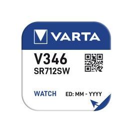 Pila de boton sr712sw - v346 varta 10mah (blister 1 unid.) ø7,9x1,25mm