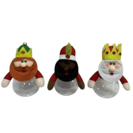 DKD Home Decor Figura Navidad Reyes Magos Poliester Multicolor 11 x 22 x 18 cm (6 Unidades) Precio: 19.79000012. SKU: B1DTSAZ83W