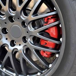 Foliatec FO2194 Kit de Pintura para Pinzas de Freno Rojo Performance 4 Componentes - Resistente Calor, Químicos, Corrosión, Aceite