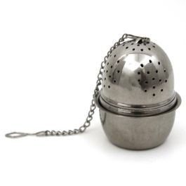 Cook Concept Infusor de Té con Soporte Anti-Goteo de Acero Inoxidable para Infusiones d.4,5 cm; h.5,5 cm