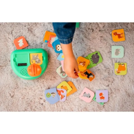 Nathan NAT3701656100485 Pequeño Juego de Preguntas sobre Animales - Juego Educativo - A Partir de 3 Años