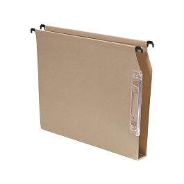 Gio Carpeta colgante fade DIN A4 visor lateral 250x330x30 mm cartulina kraft 230 g/m²