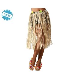 Falda Hawaiana 65 cm Color Natural Con Cinturilla Floral para Carnaval y Fiestas Luau Precio: 3.146. SKU: B1BB358DV6