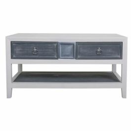 Mesa de Centro Alexandra House Living Blanco Gris Madera de abeto Madera MDF 51 x 53 x 104 cm