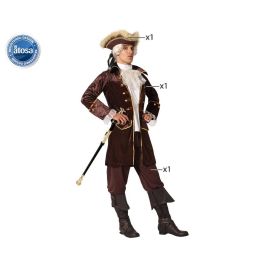 Disfraz Pirata Marrón Hombre Adulto XL Disfraz Pirata Marrón Hombre Adulto XL