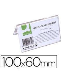 Q-connect Identificador sobremesa metacrilato 100x60 mm ref.5729 Precio: 1.5900005. SKU: B1339EWJG7