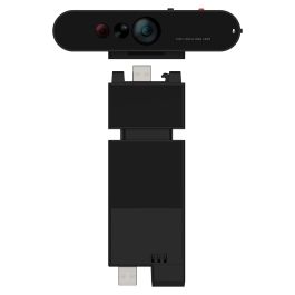 Lenovo ThinkVision MC60 Cámara Web Full HD 1080p con Micrófonos Duales, Tapa de Privacidad y Ángulo de Visión de 90°