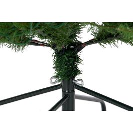 DKD Home Decor Árbol de Navidad Tradicional Verde 180 cm alto x 120 cm ancho x 120 cm largo 340 leds