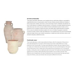 DKD Home Decor Ánfora Mediterránea Terracota Jerba 98 cm Alto Hecha a Mano Decoración Jardín Exterior e Interior DKD Home Decor Ánfora Mediterránea Terracota Jerba 98 cm Alto Hecha a Mano Decoración Jardín Exterior e Interior