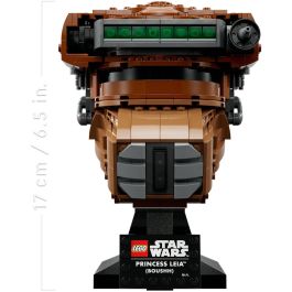 LEGO 75351 Casco Princesa Leia (Boushh) Star Wars, Set de Construcción, 670 piezas, Plástico, para Adultos