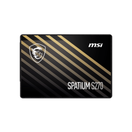 MSI SPATIUM S270 SATA 2.5 960GB unidad de estado sólido 2.5" Serial ATA III 3D NAND MSI SPATIUM S270 SATA 2.5 960GB unidad de estado sólido 2.5" Serial ATA III 3D NAND