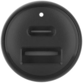 Belkin CCB005btBK Cargador Dual USB-C PD+PPS 42W para Coche, Negro