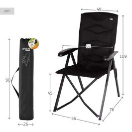 Silla plegable compacta aluminio 49x76x109cm Silla plegable compacta aluminio 49x76x109cm