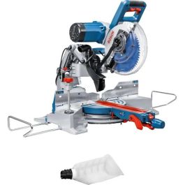Bosch GCM 10 GDJ Sierra de Inglete Paneles sin Escobillas 2000W 5000 RPM con Extracción de Polvo y Carriles Deslizantes