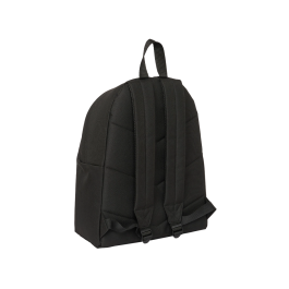 Mochila Escolar Kings League Porcinos Negro 33 x 42 x 15 cm