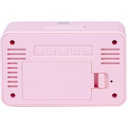 Trevi SLD 3P60 Reloj despertador digital Rosa con función Snooze, Calendario, Termómetro y Retroiluminación, Pilas AA Trevi SLD 3P60 Reloj despertador digital Rosa con función Snooze, Calendario, Termómetro y Retroiluminación, Pilas AA