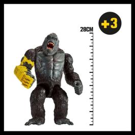 Famosa Gxx Figura de Acción Giant King Kong Articulada 28 cm con Múltiples Puntos de Articulación y Accesorios, para Niños +3 Años