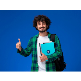 Antartik Cuaderno espiral A4, tapa dura forrada, 80 hojas, 90 gr, horizontal, color turquesa