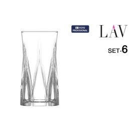 LAV Set 6 Vasos Zoey 480 cc Precio: 33.4999995. SKU: B176NVP36B