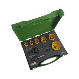 Mota Juego de sierras de copa syj02 (19,22,32,38,44,57mm) - Bimetal para aceros, plásticos, maderas, metales