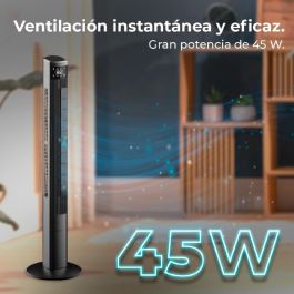 Cecotec Ventilador Torre EnergySilence 470 Max Skyline Ionic 45 W 3 velocidades LED