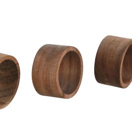 Servilletero Basicos DKD Home Decor Natural 5.5 x 3 x 5.5 cm Set de 4 Servilletero Basicos DKD Home Decor Natural 5.5 x 3 x 5.5 cm Set de 4