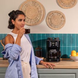 Cafetera de Goteo Cecotec 66 Grind & Drop 1086 W metálico Acero 12 Tazas 1,8 L