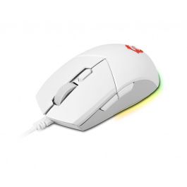 MSI CLUTCH GM11 WHITE Ratón Ambidextro Óptico 5000 DPI USB Tipo A, Ref. S12-0401950-CLA