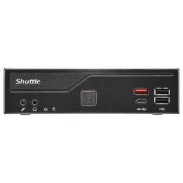Shuttle XPC Slim DH810 Barebone Mini PC LGA1851, DDR5, USB4, HDMI 2.1, DisplayPort, Fuente 120W, Negro