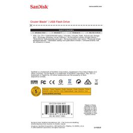 SanDisk Pendrive Cruzer Blade 128GB USB 2.0 SDCZ50-128G-B35