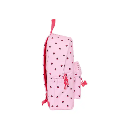 Mochila Escolar Minnie Mouse Naive Rosa 31 x 43 x 13 cm