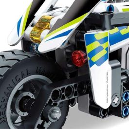 Juego construccion moto policia retrofriccion 193 piezas. 7x19x9 cm Juego construccion moto policia retrofriccion 193 piezas. 7x19x9 cm