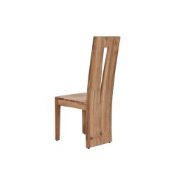 DKD Home Decor Silla Moderna de Comedor de Madera de Acacia Natural Pack de 2 Unidades Hecha a Mano con Altura de Asiento 46 cm
