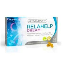 Relahelp Dream Melatonina, Valeriana, Pasiflora y L-Teanina para Conciliar Sueño y Relajación, 30 Cápsulas Veganas Sin Gluten Precio: 15.4999999. SKU: B12SV44BMD