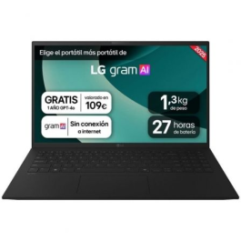 LG Gram 15ZD80T-G.AX55B Portátil 15.6" FHD Ryzen AI 5-340/16GB RAM/512GB SSD/Sin Sistema Operativo
