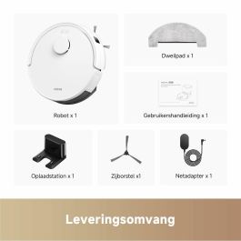 Mova Robot Aspirador MOVA E20 con Navegación LDS y 5000 Pa de Potencia, Aspirador y Fregona 2 en 1, Compacto MOV6976233679174