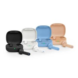 JBL Wave Flex TWS Auriculares Inalámbricos True Wireless, Sonido JBL Deep Bass, 32 Horas Batería, Resistentes Agua/Polvo, Negro