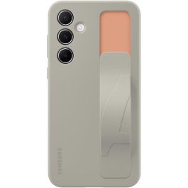 Samsung Funda Standing Grip para Galaxy A55 5G, Carcasa protectora con soporte de sobremesa, Resistente a golpes y rayones, Gris