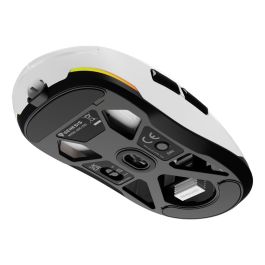 GENESIS Zircon 660 Ratón Gaming Óptico Diestro, Triple Modo: Inalámbrico RF + Bluetooth + USB. 12000 DPI, 59g, 80h