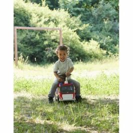 Smoby BIG4004943553261 Camión de bomberos Big Water Lance con Función Lanza de Agua, Volante y Bocina, Altura 440mm, para +2 años