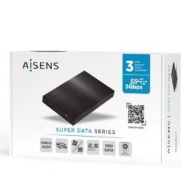 AISENS - CAJA EXTERNA 2,5" ASE-2523B 9.5MM SATA A USB 3.0/USB3.1 GEN1, NEGRA