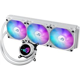 ASUS ROG Strix LC III 360 ARGB White Edition Kit de Refrigeración Líquida, 3 Ventiladores, Blanco, Compatible con LGA 1150/1151/1155/1156/1200/1700, AM4/AM5, 90RC00T2-M0UAY0