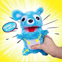 Smoby Peluche Interactivo Screamerz Oso 25 cm con Ruidos al Agitarlo o Pulsar el Botón SIM4006592091354