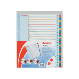 Indice Esselte Cartulina Mylar Borrable Numerico A4+ Pestañas 1-31 11 Taladros
