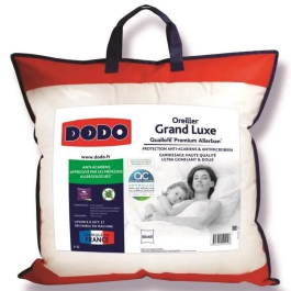 Dodo Almohada Grand luxe Quallofil Allerban 60x60 cm Blanco Algodón Lujo Tratamiento Antiácaros Fabricación Francesa Precio: 28.49999999. SKU: S7105302